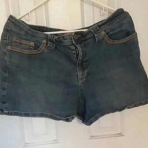 Denim shorts